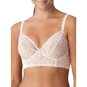 NEW TWIST i do longline bra in silky tan